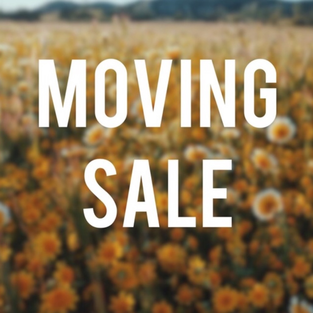 Everything must go this month!!